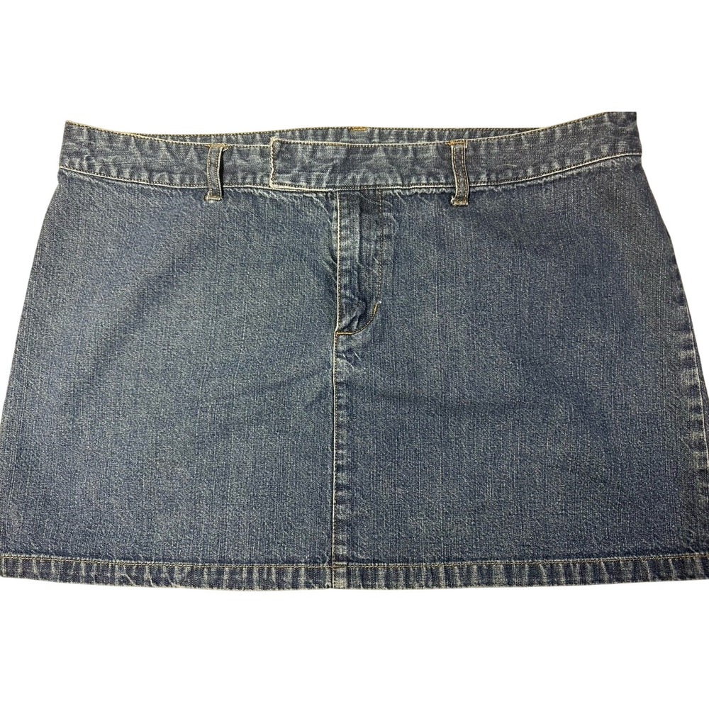 Old Navy, blue jeans, the best in denim mini skirt size 14!